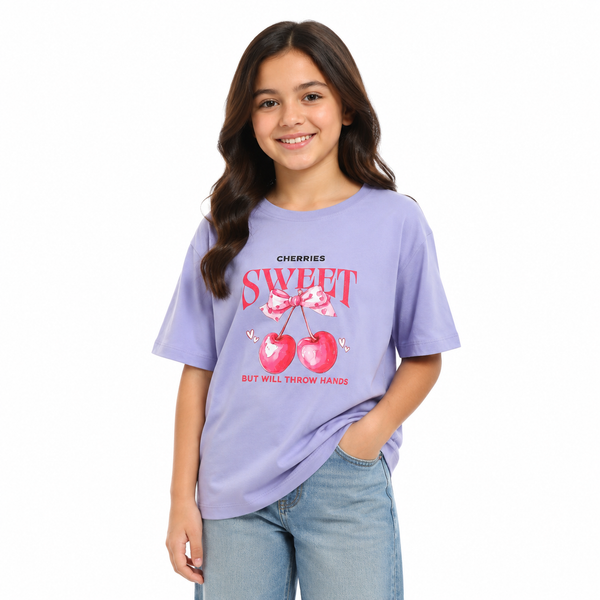 Girls_Cotton_Printed__Regular_T-Shirt_-_lavender