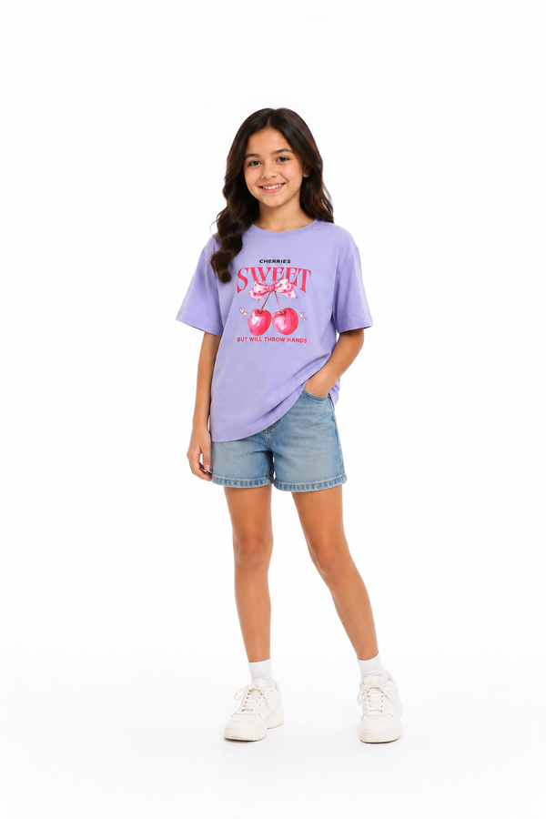 Girls_Cotton_Printed__Regular_T-Shirt_-_lavender