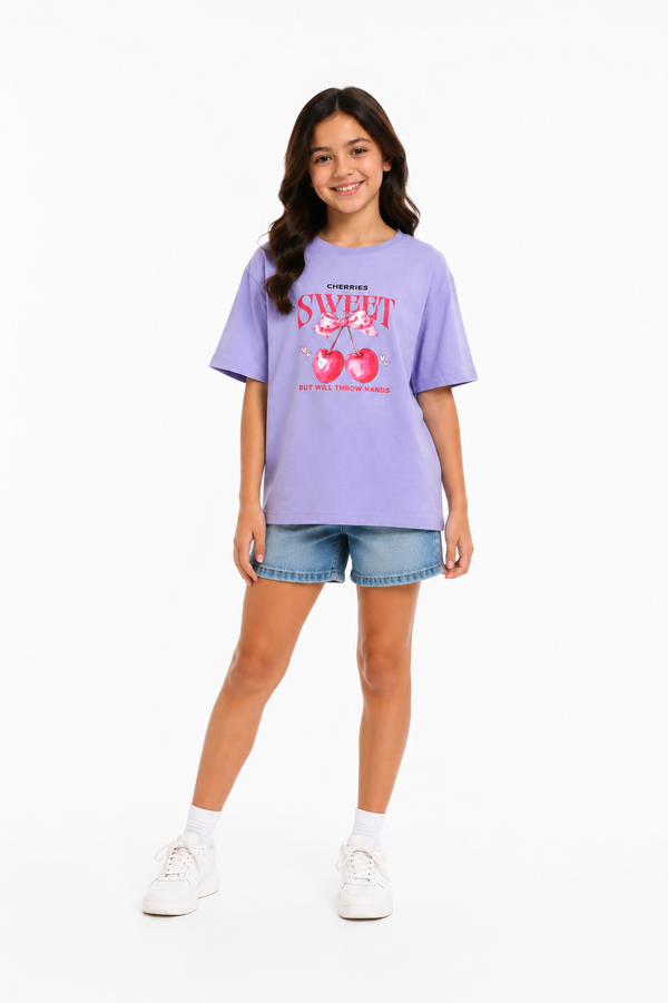 Girls_Cotton_Printed__Regular_T-Shirt_-_lavender