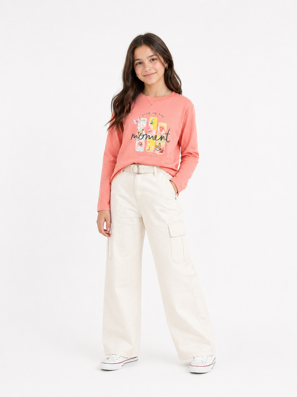 Cotton_Printed_T-Shirt_-_Salmon