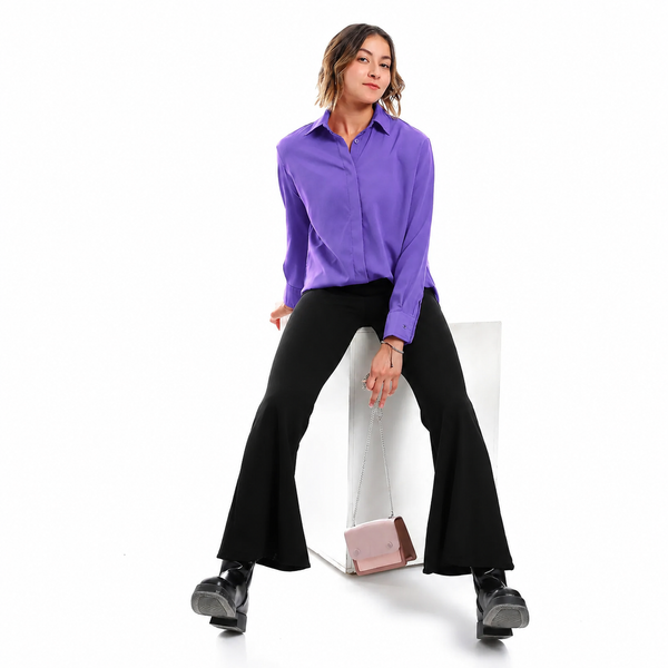 plain_pattern_hidden_buttons_shirt_-_purple