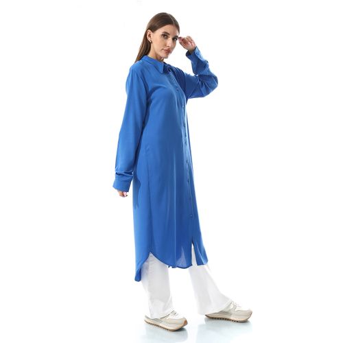 Buttons Down Closure Long Shirt
