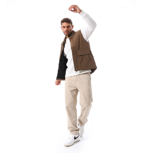 Multiple_front_flap_pockets_Vest_-_Brown