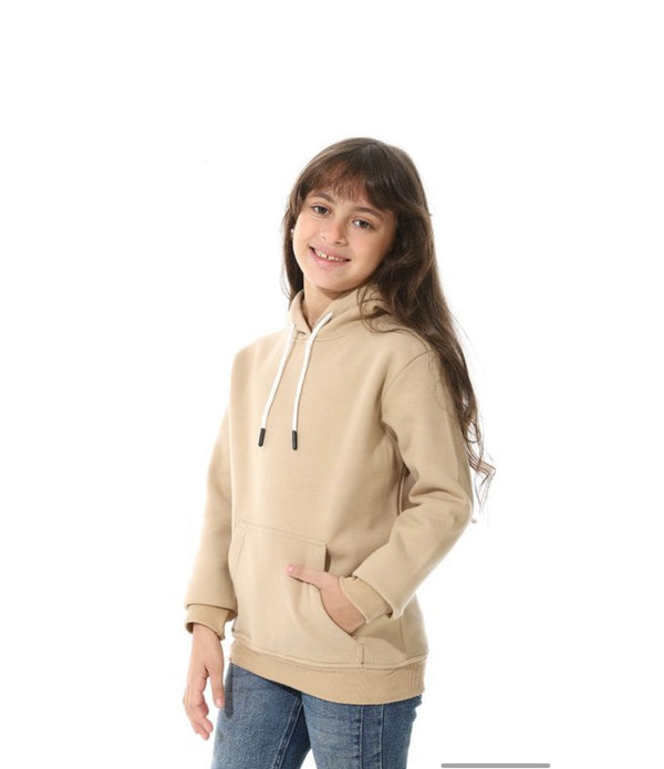 Comfortable_Fit_Girls_Hoodie_-_Beige