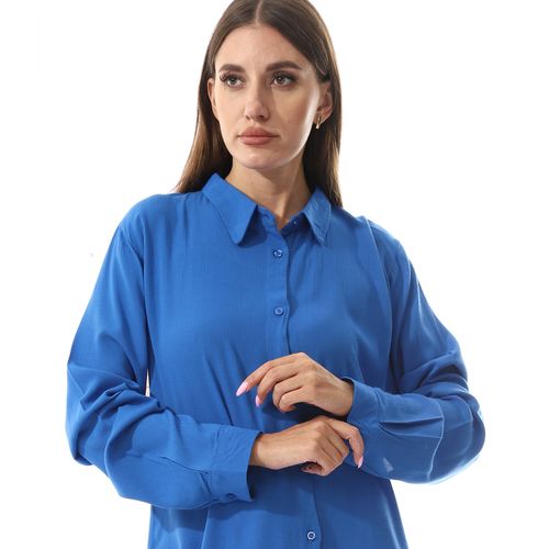 Buttons Down Closure Long Shirt