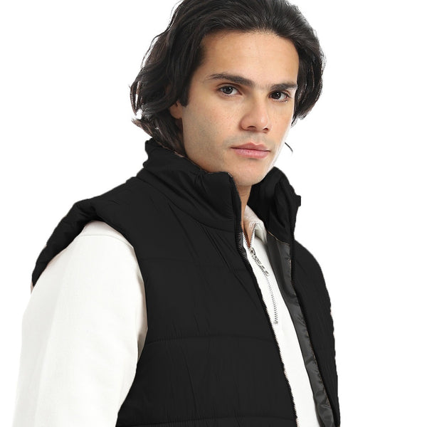 Basic_Turtle_Neck_Bomber_Vest_-_Black