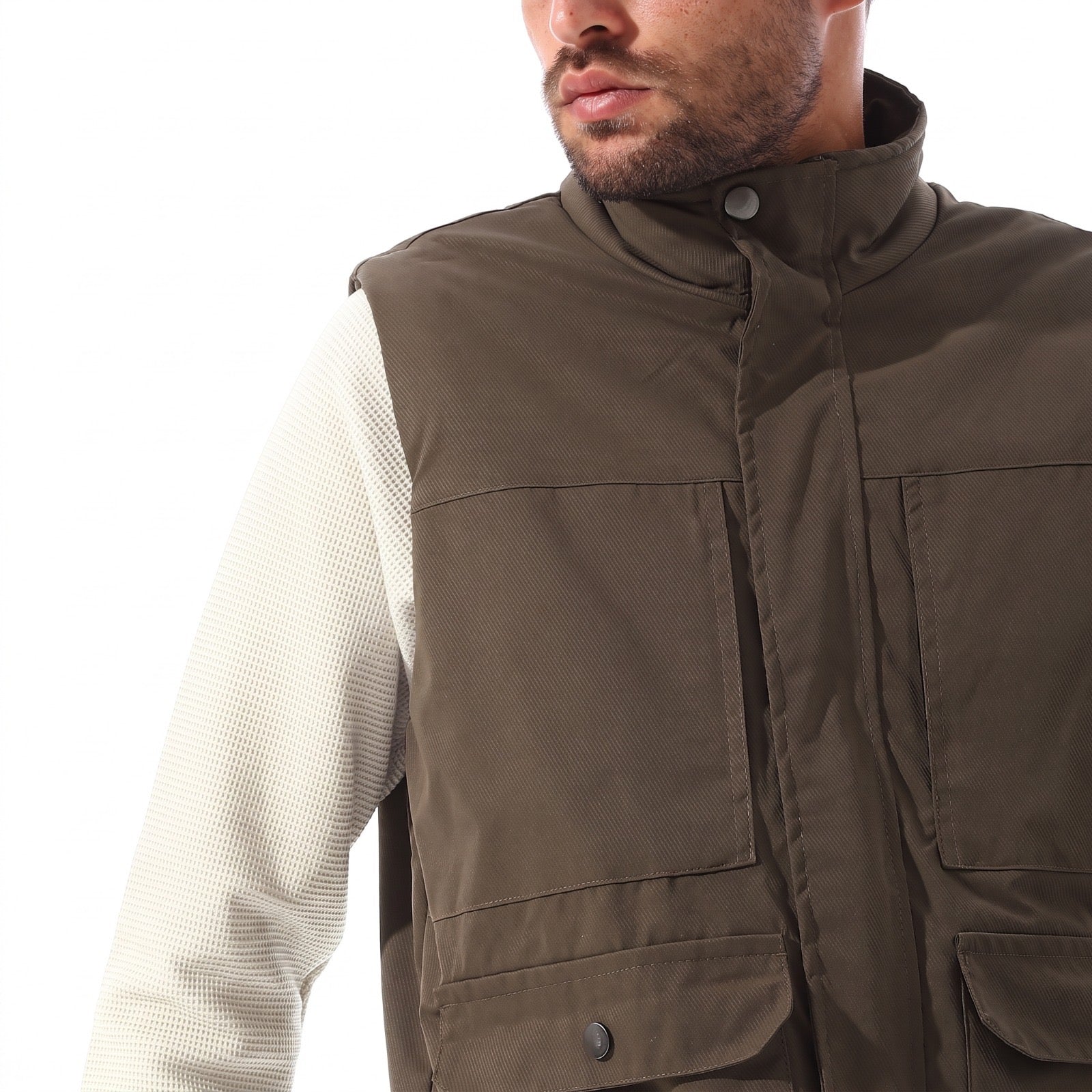 Multiple_front_flap_pockets_Vest_-_Olive