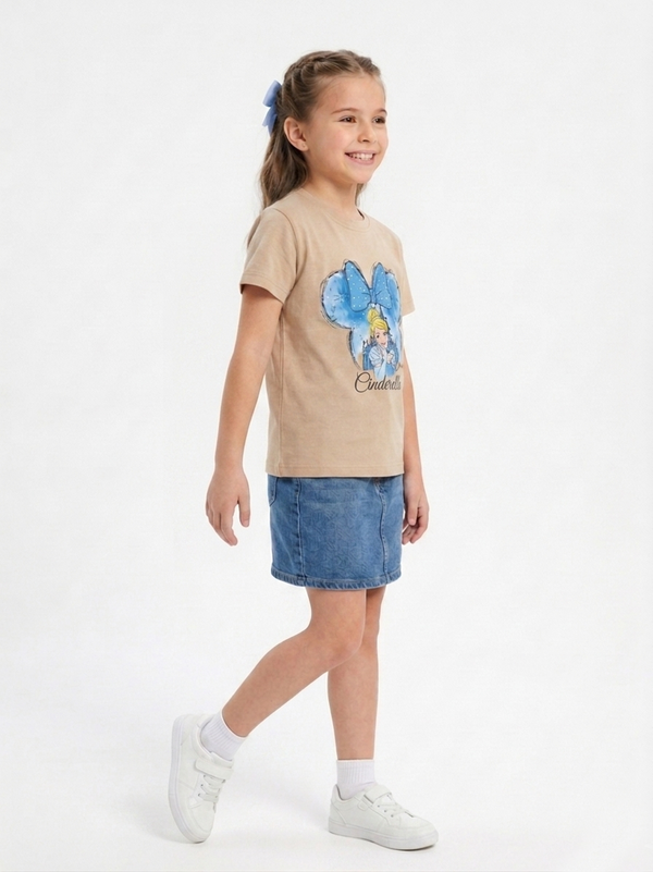 Girls_Cotton_Printed__Regular_T-Shirt_-_Beige