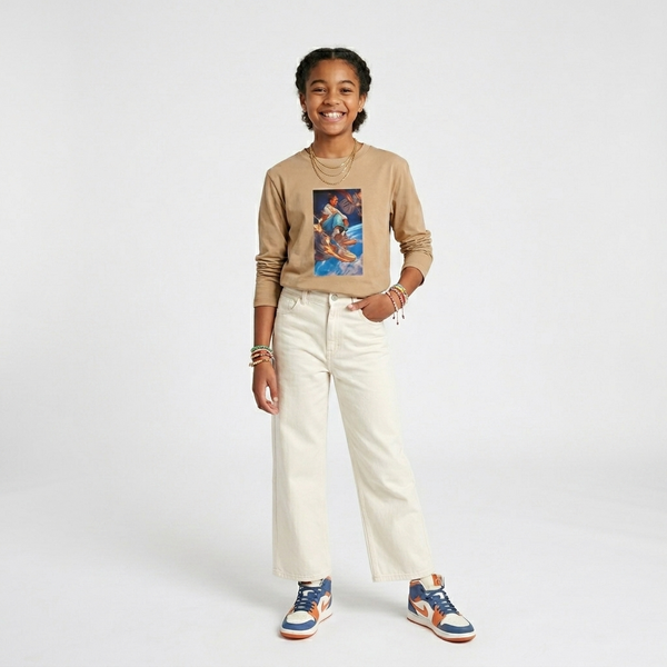 Cotton_Printed_T-Shirt_-_Beige