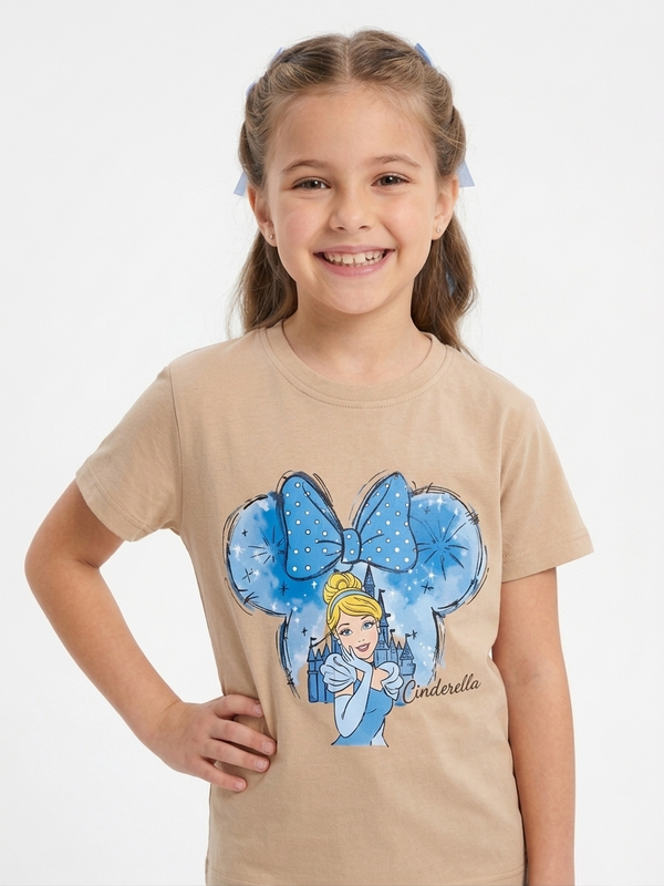 Girls_Cotton_Printed__Regular_T-Shirt_-_Beige