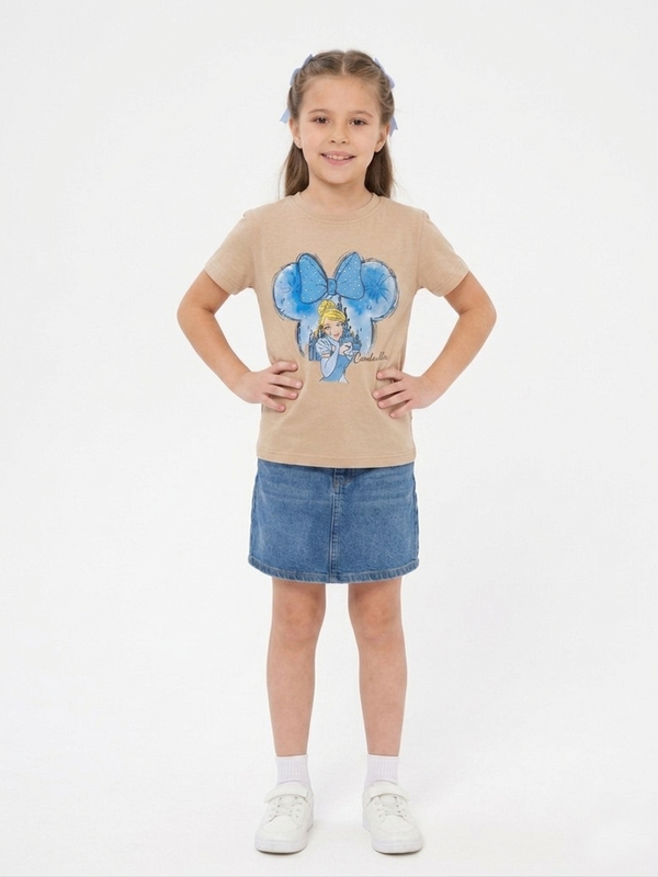 Girls_Cotton_Printed__Regular_T-Shirt_-_Beige