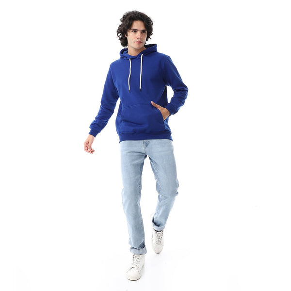 Hooded_Neck_Slip_On_Sweatshirt Royal Blue