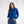 Women’s_royal blue_ Casual_ Hoodie