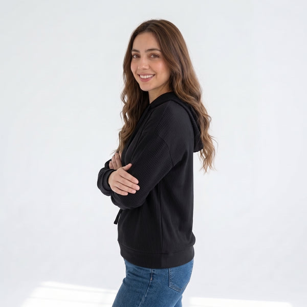 Women’s_black_ Casual_ Hoodie