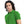 Pique_Pattern_Short_Sleeves_Green_Polo_Shirt