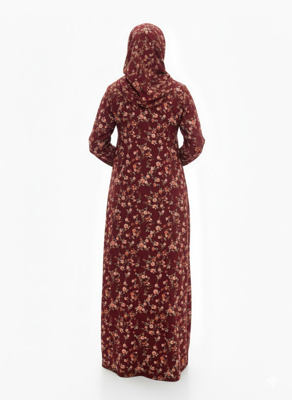 Isdal_Prayer_Printed_Dark Red