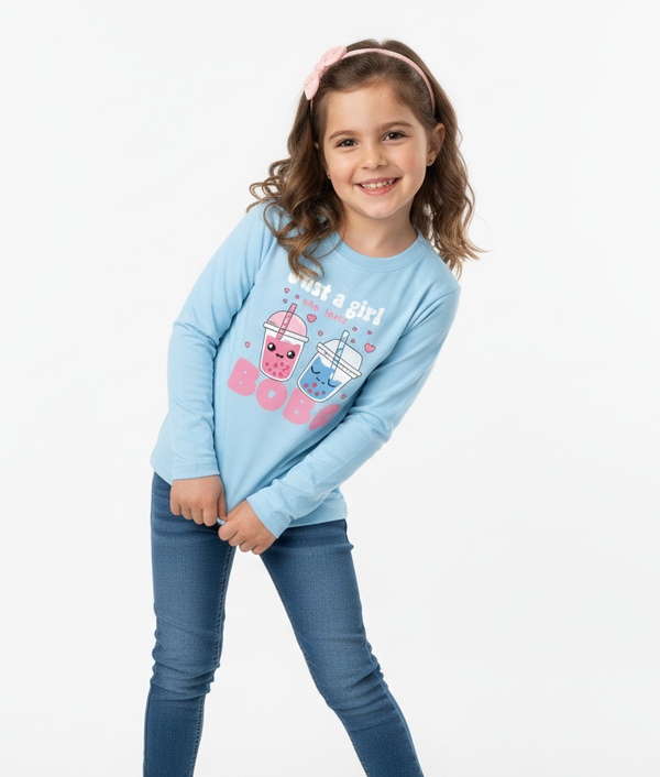 Girls_Cotton_Patterned_Regular_Long_Sleeves_T-Shirt_-Light_Blue