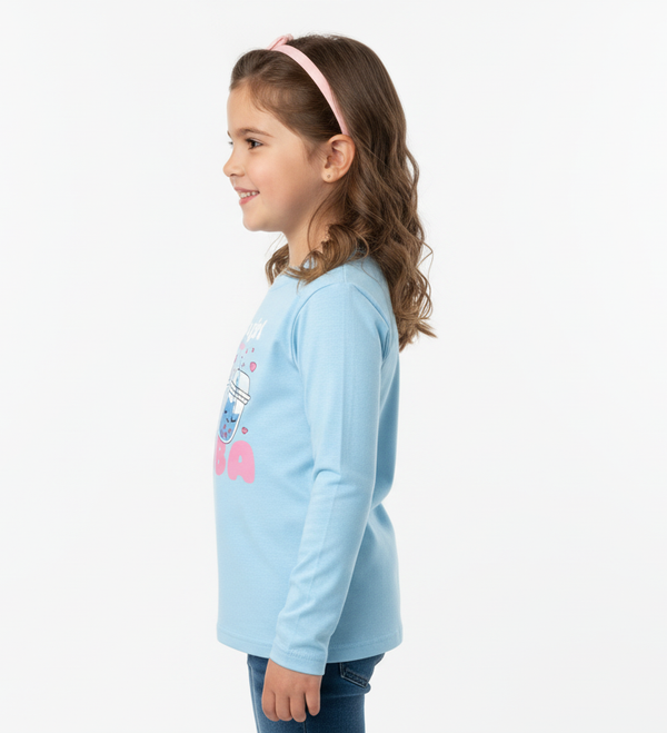 Girls_Cotton_Patterned_Regular_Long_Sleeves_T-Shirt_-Light_Blue