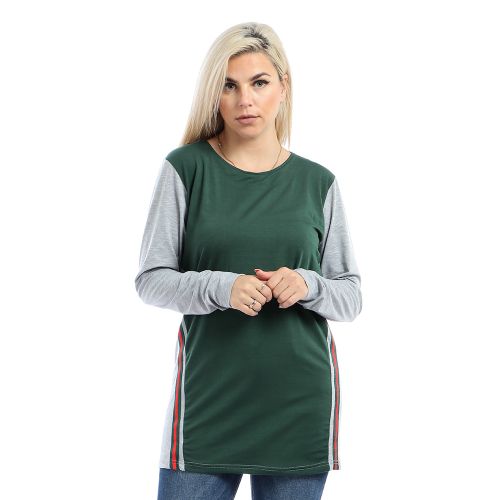 Women Shirts & Blouses Side Line -Green