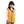 Stitched Double Face Boys Vest - Mustard