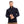 Zipper Closure Navy Blue Long Sleeves Sweater