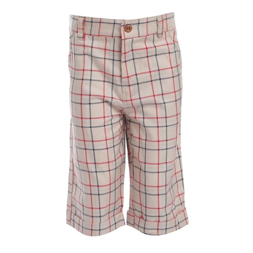 Checkered Short - Beige