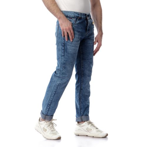 Regular Fit With Light Acid Jeans - Blue Jeans