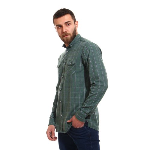 winter-plaids-cotton-shirt-green