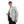 Load image into Gallery viewer, Notched Lapel Slim One Button Blazer - Light Grey &amp; White
