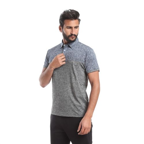 Sportive Polo T-shirt Two Halves - Grey
