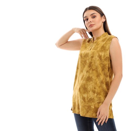 sleeveless_v-neck_tie_dye_top_-_dark_mustard