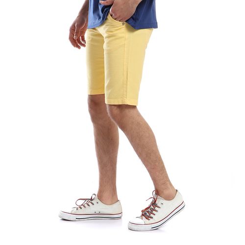 Comfy Casual Short - Yellow