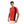 Bi-Tone Solid Sportive Round Tee - Red & Black