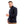 Zipper Closure Navy Blue Long Sleeves Sweater