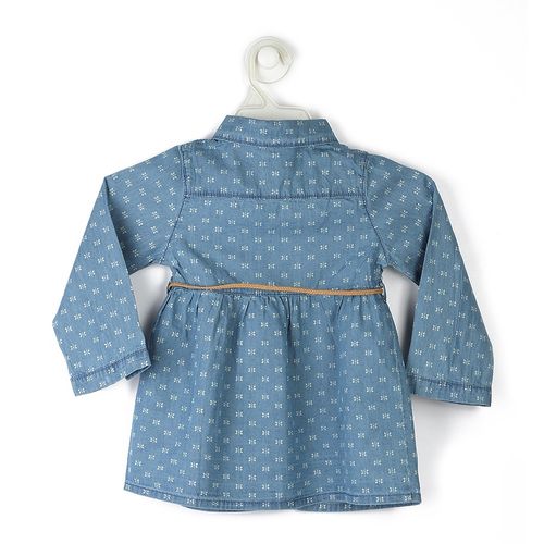 Comfy Dress With Two Pockets_Blue