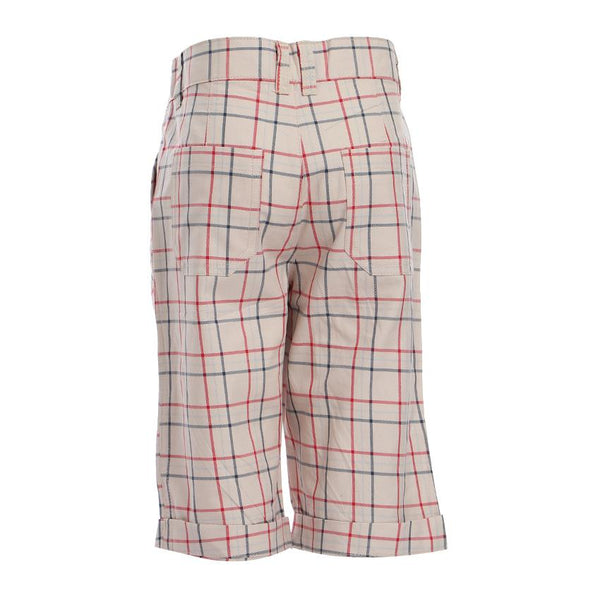 Checkered Short - Beige