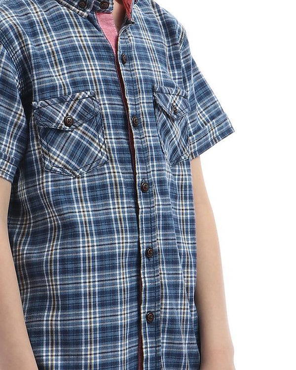 boys- two- front- pockets- tartan- shirt- - petroleum