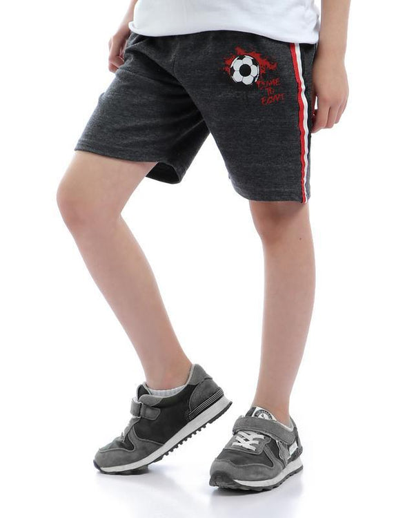 kids-lined-sides-elastic-waist-comfy-short-heather-charcoal-grey