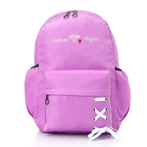Stitched Kekemi Fashionable Backpack - Orchid