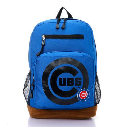 حقيبة ظهر للأولاد مطبوعة "USB" بسحاب - أزرق