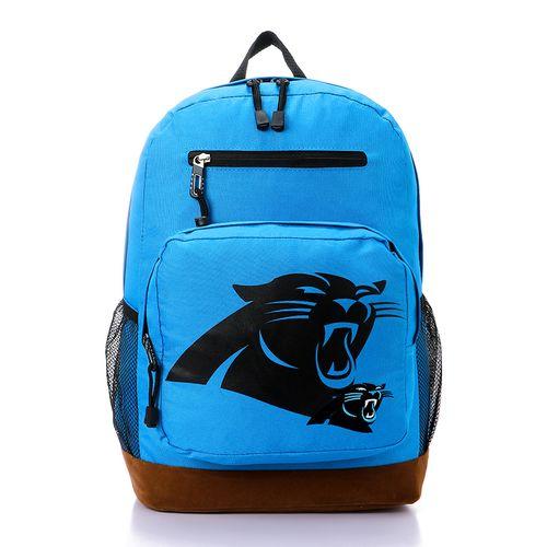 Unisex Printed " Black Panther " Zipped Backpack - Turquoise