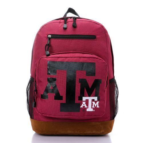 Unisex " ATM" Zipped Casual Backpack - Wine