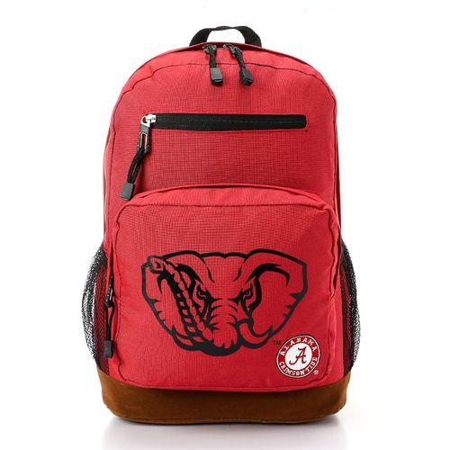 Unisex " Elephant " Zipped Casual Backpack - Brick Red