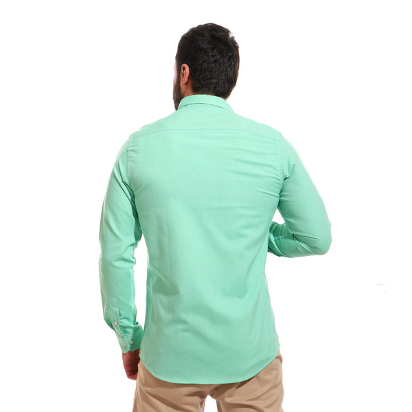casual- comfy- full- sleeves- shirt- - mint- green