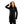 Round Neck Full Sleeves T-Shirt - Black
