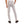 Solid Fly Zipper Button Cotton Pants - Light Grey