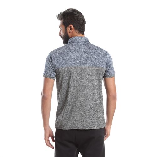 Sportive Polo T-shirt Two Halves - Grey