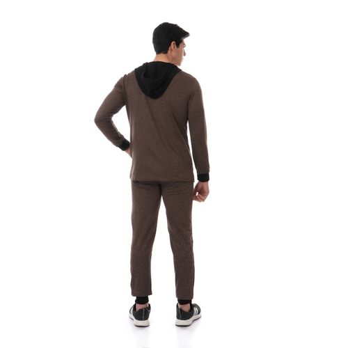 Bi-Tone Heather Brown & Black Training Suit