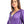 Load image into Gallery viewer, Purple Hooded Zipper Long Sweatshirt
