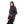 Adjustable Hoodie Double Face Jacket - Red & Black